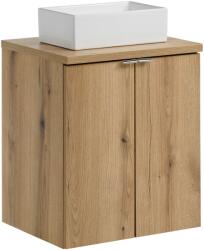 Comad Set dulap Comad Nova Oak NOVA OAK A 82-50-2D, lavoar Comad Gaja UN-GAJA35-SW 78570A(35), NOVA OAK A 89-50 (SETNOABOAK50CMDUNGAJA35SW)