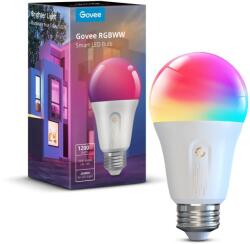 Govee Smart izzó RGBWW 12W-85W 1200lm E27 hosszú élettartamú Govee Smart izzó RGBWW 12W-85W 1200lm E27 (H60093C1)