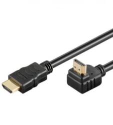 Goobay HDMI kábel aranyozott 2m, 90°, 4K (31915) (31915)