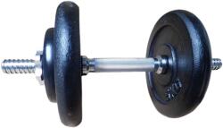 Kubisport egykezes súlyzókészlet 15 kg - 30 mm - fekete (05-CB15K-30)
