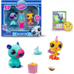 Littlest Pet Shop LPS - Vízidisznó (kapibara) (#90) és ara papagáj (#91) figuraszett (LPS00585)