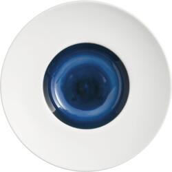 LE COQ PORCELAINE LE COQ Abyssos Mély tányér, magasság: 55 mm, átm. : 240 mm, fehér, kék, matt