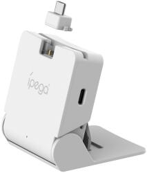 IPEGA P5P19 Összecsukható töltőállvány Playstation Portal távirányítós lejátszóhoz Fehér színű (PG-P5P19)