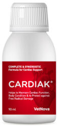 VetNova Supliment alimentar pentru sprijinul functiei cardiace la caini si pisici, CARDIAK VetNova, 90 ml