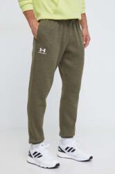 Under Armour melegítőnadrág zöld, sima - zöld S - answear - 25 990 Ft