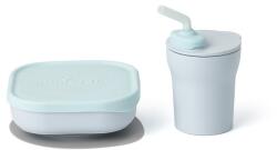 Miniware - Set Sip & Snack Aqua/Aqua (4714781509350) Set pentru masa bebelusi