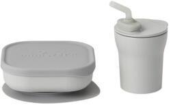 Miniware - Set Sip & Snack Grey/Grey (4714781509381)