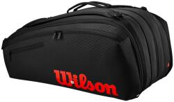 Wilson Clash V3 15PK Racquet Bag Black/Infrared Táska teniszütőhöz