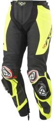IXON Pantaloni moto din piele IXON Vortex 3 negru-galben fluo (IXO200201013-1050)