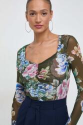 GUESS felső REYLA zöld, női, mintás, W4GP24 KBAH2 - zöld L