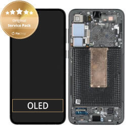 Samsung Galaxy S23 Plus S916B - LCD Kijelző + Érintőüveg + Keret (Green) - GH82-30477C Genuine Service Pack, Green