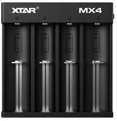 Xtar MX4 Mini Mixer négycsatornás 3.7V 18650 21700 20700 Lithium-Ion 1.5V AA/AAA Li-Ion 1.2V Ni-Mh 3.2V LiFePO4 USB-C töltő/adapter (XTARMX4)