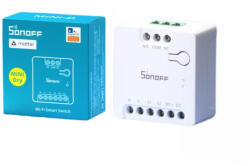 SONOFF MINI-D Wi-Fi + eWeLink-Remote, Matter kompatibilis, okos mini relémodul, feszültségmentes kimenettel (SON-REL-MINI-D)