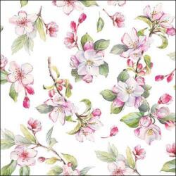 Ambiente Cseresznyevirágos szalvéta - Spring blossom white (VR-13318160)