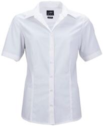 James & Nicholson (Daiber) Női rövidujjú ing JN643 - Fehér | 3XL (1-JN643-1748463)