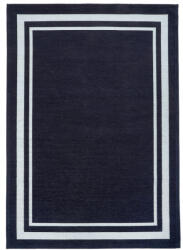  ALTO Blue, sötétkék szőnyeg fehér kerettel, különleges szennytaszító felületkezeléssel 160x230 cm