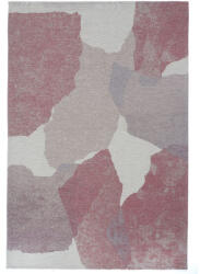  LILA Rosa, mályva, szürke és bézs, geometriai mintás szőnyeg szennytaszító bevonattal 200x300 cm