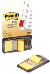 3m Jelölőcímke 25, 4x43, 2mm, 50lap műanyag, 3M 680-5 sárga (A-70-0713-9283-4) - irodaitermekek