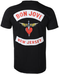 NNM Tricou bărbați Bon Jovi - Pumnal New Jersey - Negru - 51158000