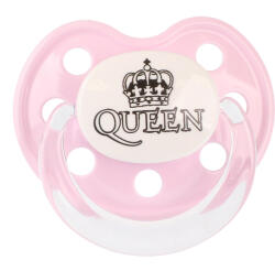 Metal-Kids Suzetă Queen - (Logo) - roz pal/negru - METAL-KIDS - 815.101. 5.8