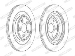 FERODO Disc frana FERODO PREMIER DDF1703C (DDF1703C)
