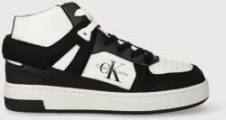 Calvin Klein bőr sportcipő BASKET CUPSOLE HIGH MIX ML FAD fekete, YW0YW01300 - fekete Női 38