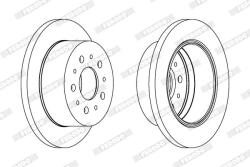 FERODO Disc frana FERODO PREMIER DDF1144C (DDF1144C)