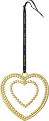 Rosendahl Accesoriu decorativ pentru pomul de Crăciun Karen Blixen inimă din biluțe 12 cm aur (32572)