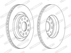 FERODO Disc frana FERODO PREMIER Coat+ disc DDF1503C (DDF1503C)