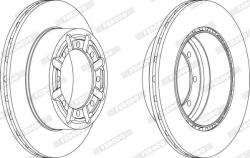 FERODO Disc frana FERODO PREMIER FCR340A (FCR340A)