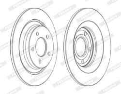 FERODO Disc frana FERODO PREMIER DDF1547C (DDF1547C)