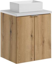Comad Készlet szekrény Comad Nova Oak NOVA OAK A 82-50-2D, mosdótál Comad Gaja UN-GAJA35-SW 78570A(35), NOVA WHITE 89-50