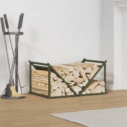 vidaXL Стойка за дърва, 70x43x34, 5 см, студеновалцувана стомана (864176)