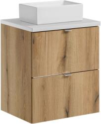 Comad Készlet szekrény Comad Nova Oak NOVA OAK A 82-50-2S, mosdótál Comad Gaja UN-GAJA35-SW 78570A(35), NOVA WHITE 89-50