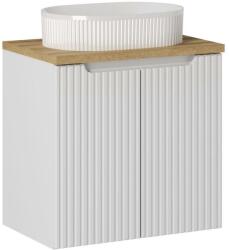 Comad Készlet szekrény Comad Nova White NOVA WHITE 82-60-2D, mosdótál Comad Beyond BEYOND 5 WHITE ( E-6564 ), NOVA OAK A 89-60