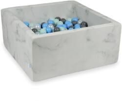  Négyzet alakú labdamedence márvány mintás velvet