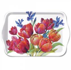Ambiente B. V Tulipános műanyag kistálca - 21x13 cm - Tulips of Joy (VR-13719310)
