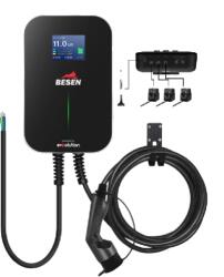 Besen WALLBOX RED Hálózatfigyelős elektromos autó fali töltő | 11 kW - 3x16A | 6m - Type 2 | DLB - BASIC - wallbox