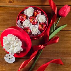  Sweet Harmony Szett + Ajándék Habtulipán szál szalaggal átkötve