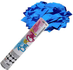 Pyrogiohchi Tun confetti Gender Reveal albastra Boy or Girl, 30 cm (43028)