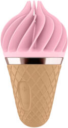 Satisfyer Sweet Treat - akkus, forgó csikló vibrátor (pink-barna) (4061504001135)