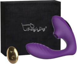 Tracy's Dog 2 - léghullámos 2in1 vibrátor (lila) (6972725980704)