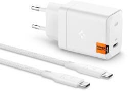  Hálózati Töltő / Töltőfej Spigen Arcstation Pro Gan-651 1-port Network Charger 65w + Type-c Cable White