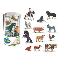 Papo Figurina Set 13 Minifigurine Animale Ferma (33015)