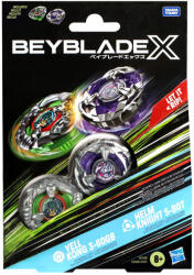 Bey Blade Beyblade X Pachet Duo Yell Kong 3-60gb Si Helm Knight 5-80t (F9586_G0198)