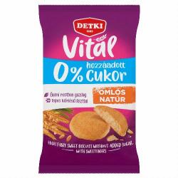 DETKI Vital édes omlós keksz hozzáadott cukor nélkül 180 g