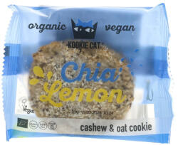 Kookie Cat Chia és citrom kesudiós zabkeksz 50 g