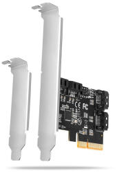 AXAGON PCES-SA4X4 4db belső SATAIII portos PCI-Express kártya (PCES-SA4X4) - haztartasibolt
