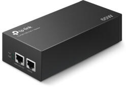 TP-Link PoE Injector adapter - TL-POE170S (60W, af/at/bt PoE+; 2x1Gbps, Max 100m)