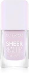 Catrice Sheer Beauties Nail Polish körömlakk árnyalat 100 Lavender Whispers 10.5 ml